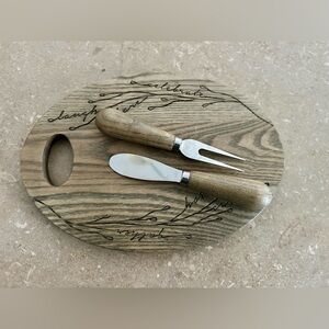 Pampered Chef Ash Wood Serving Board